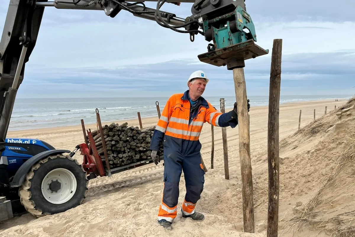 pb 09 assistentie bij het intrillen van de palen foto hhnk