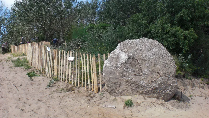 rondje wijk aan zee ingang loopgraaf1