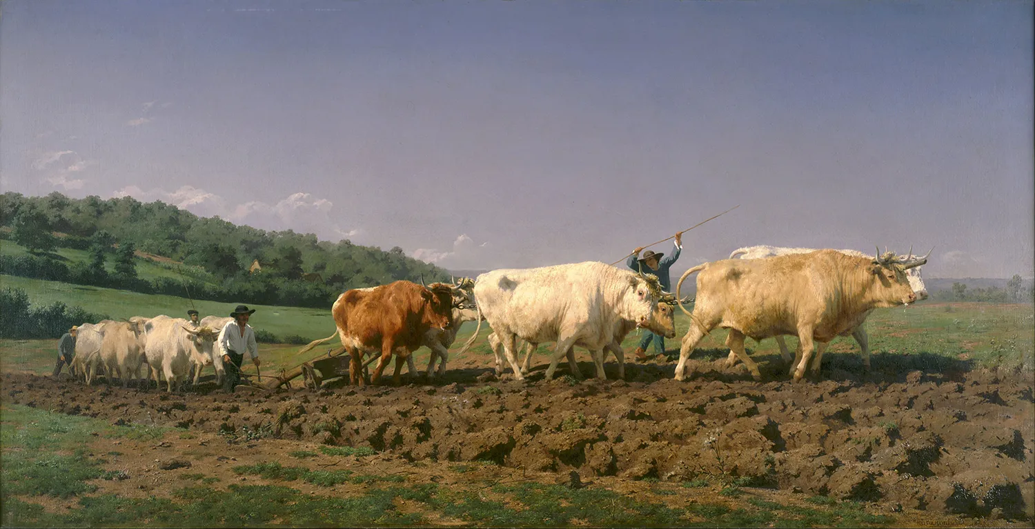 rosa bonheur ploegen in de nivernais