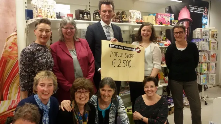 vrijwilligers blij met resultaat tot nu toe banner
