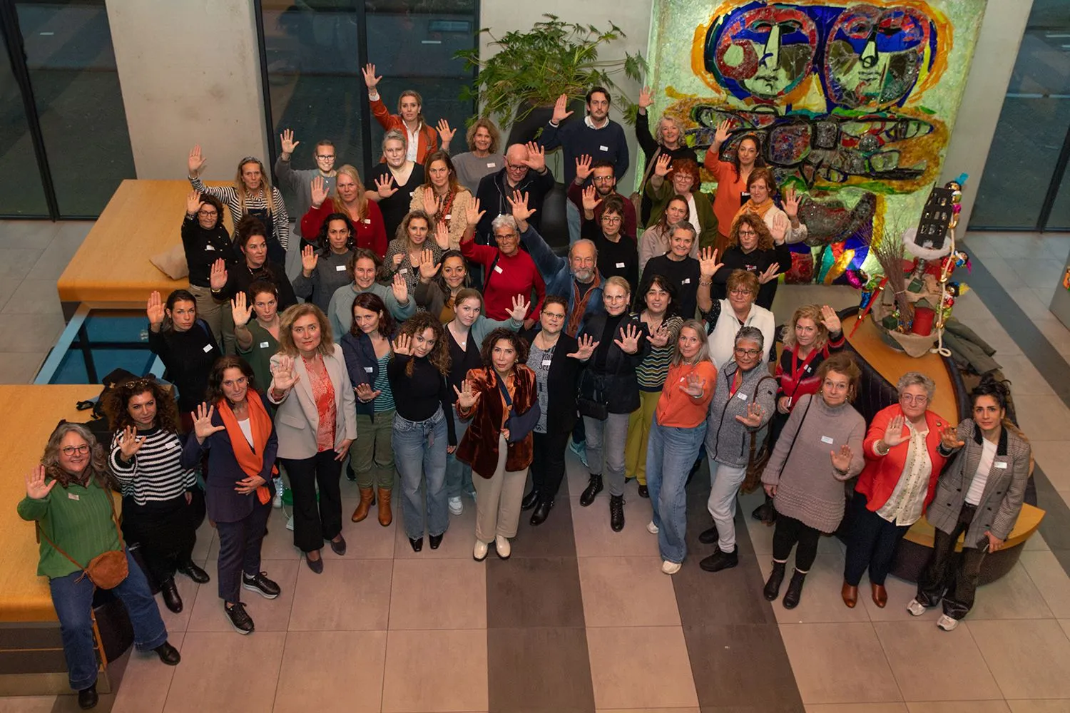 groepsfoto orange the world bijeenkomst voor professionals kopie