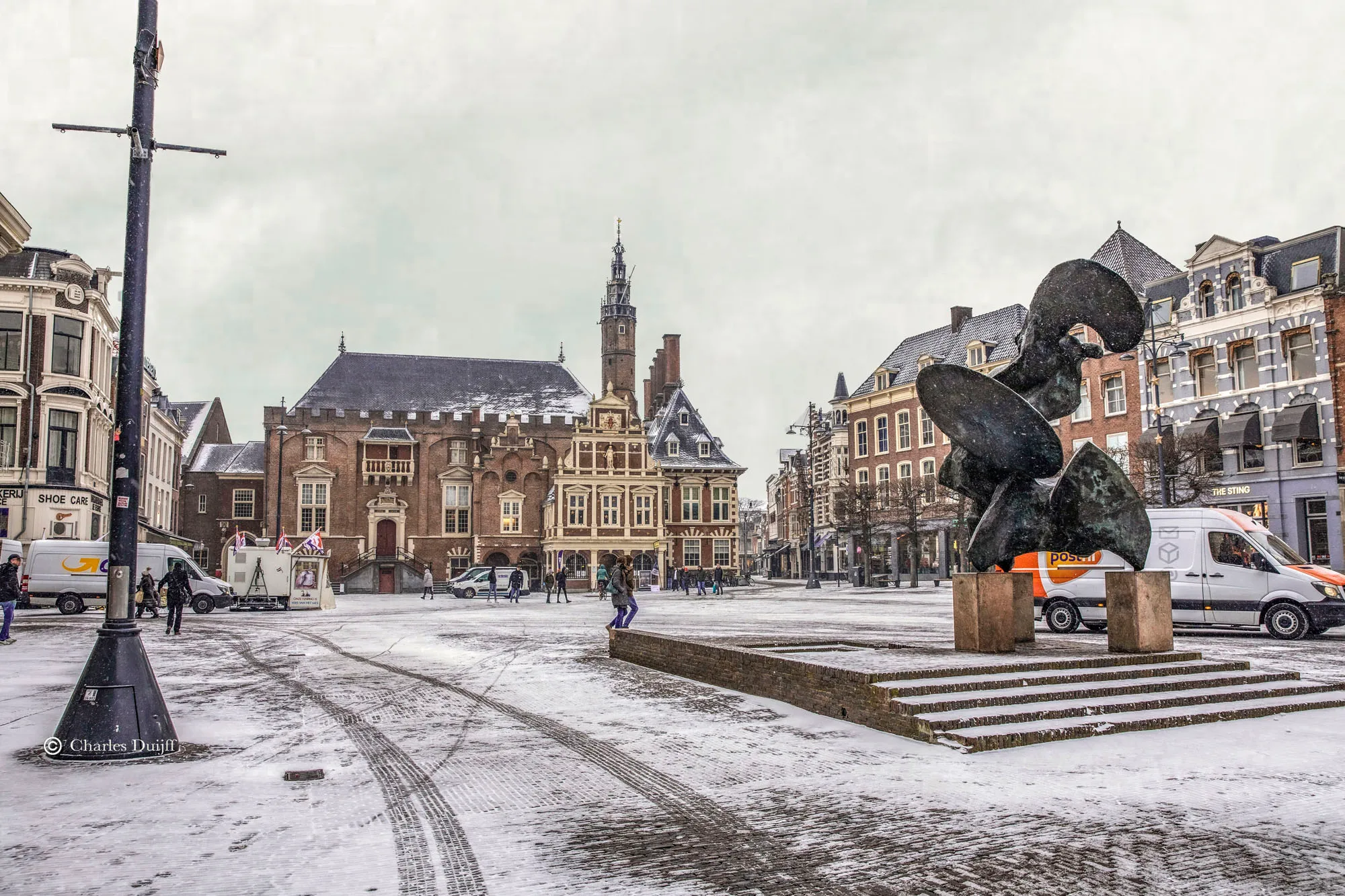 grote markt sneeuw 1