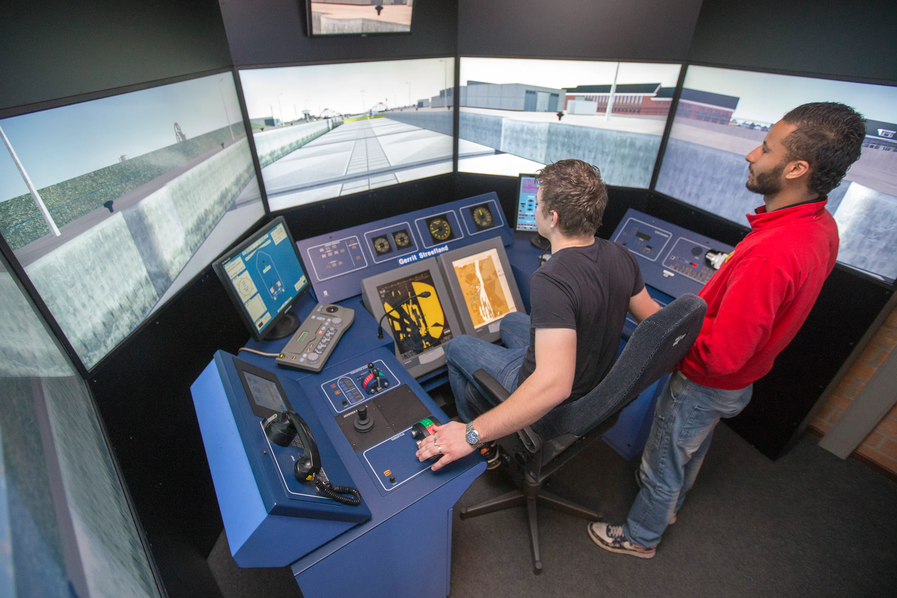 maritiem simulator binnenvaart nova college