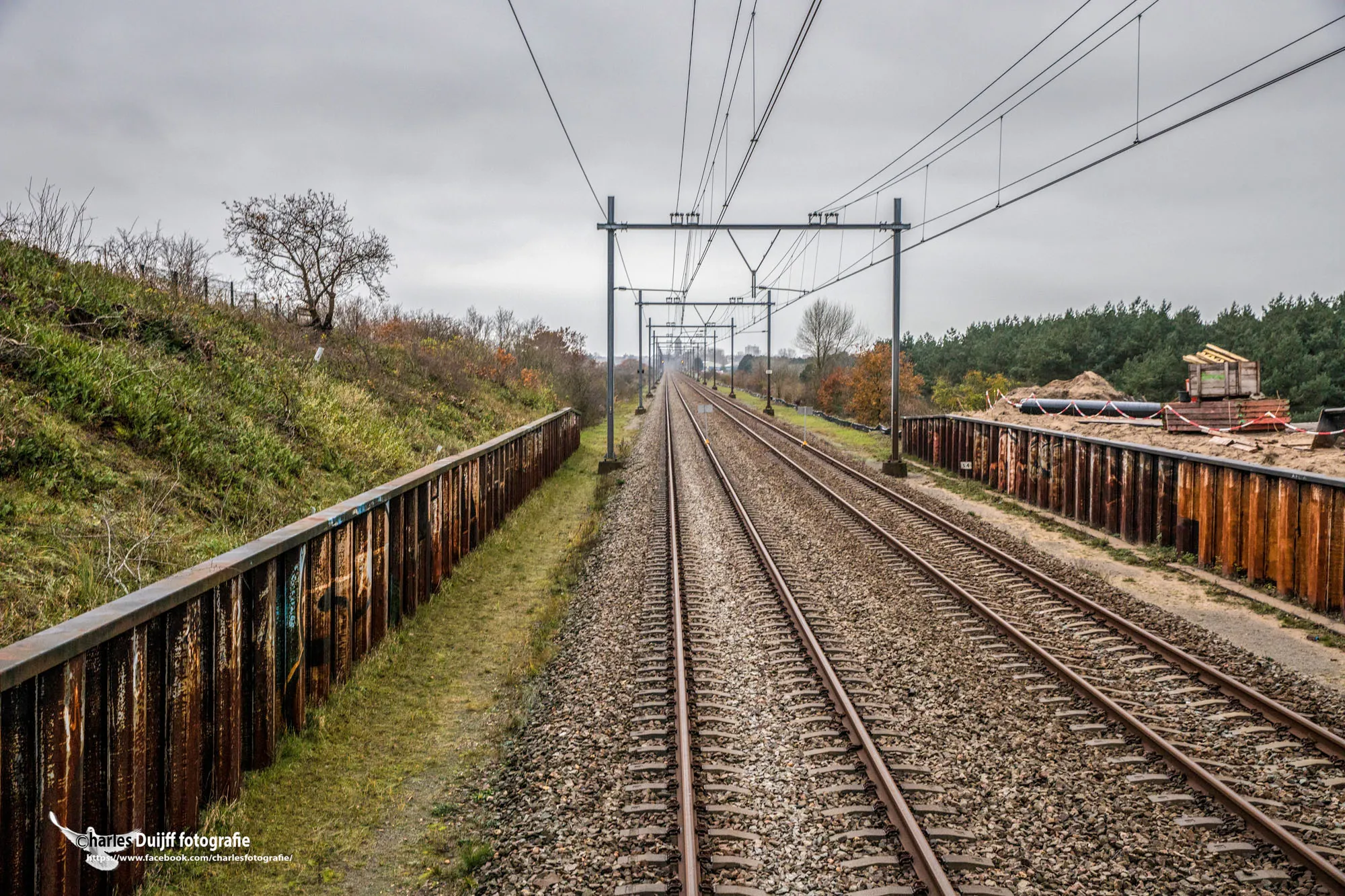 trein richting zandvoort