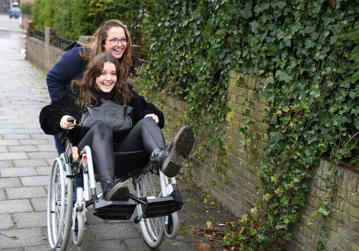 wandelmaatje rolstoel