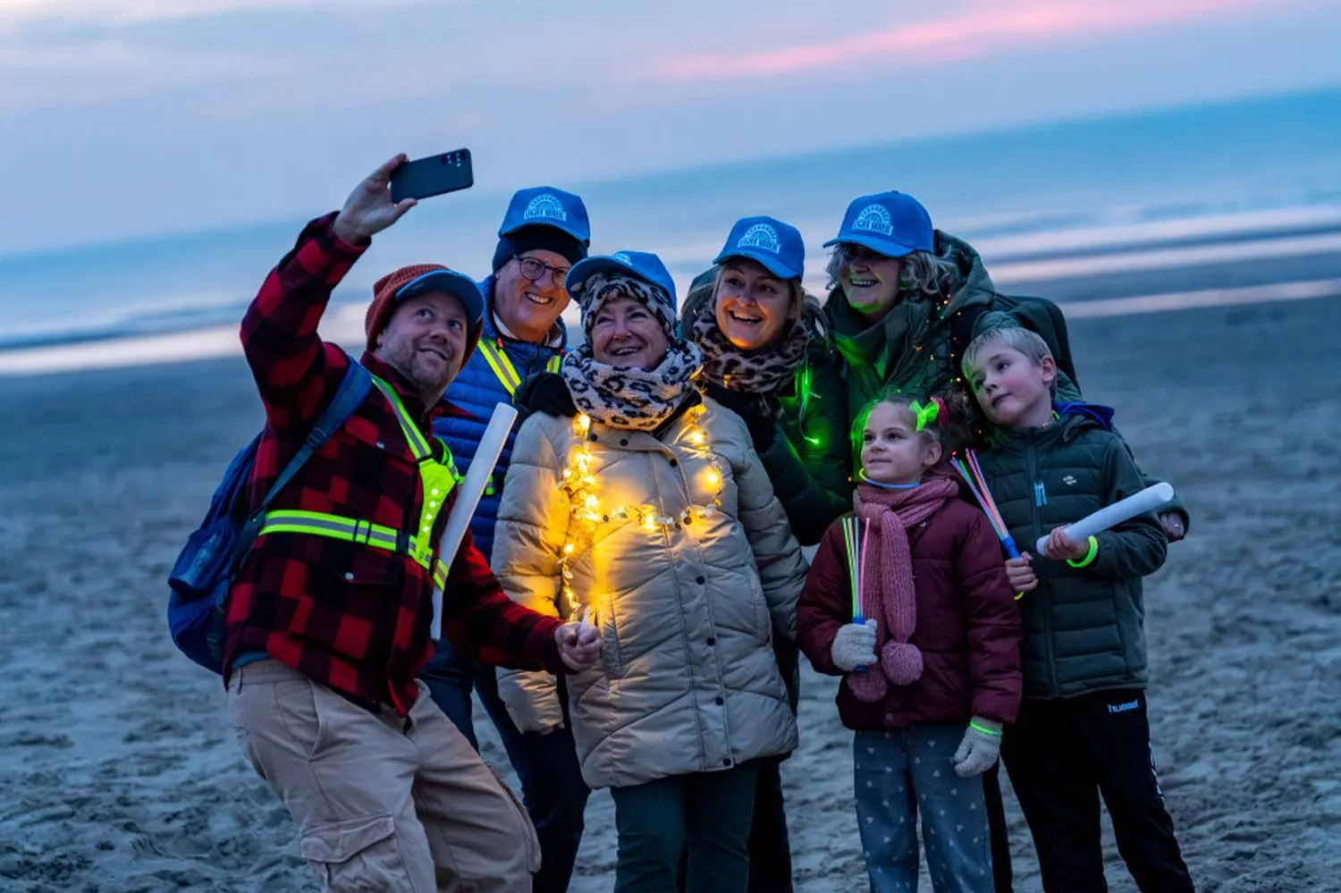 Family Walk - Zandvoort Light Walk