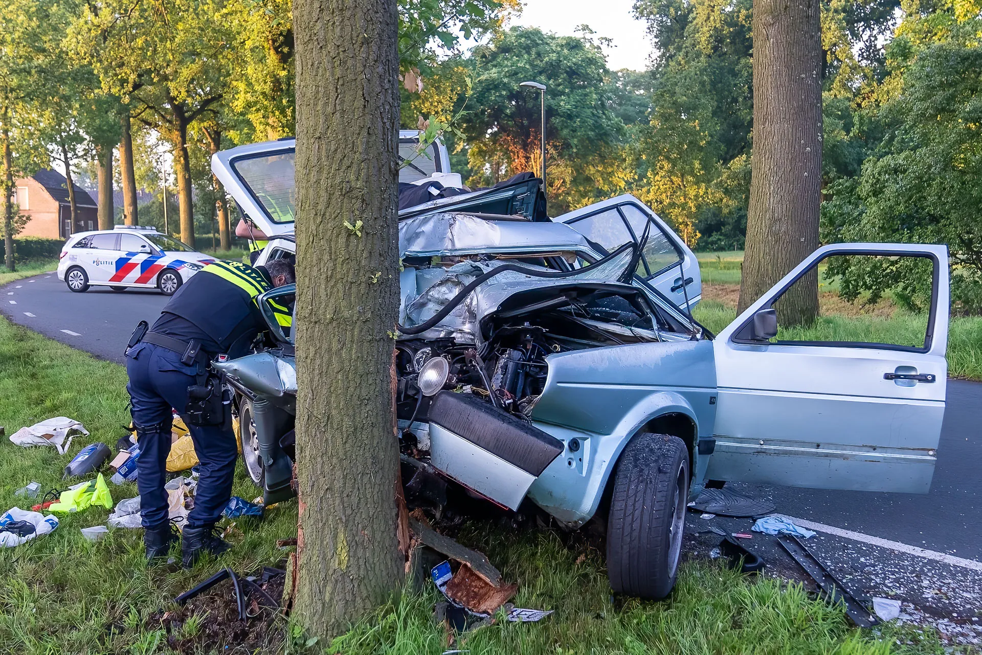 2022 06 26 reality photo ongeval auto vs boom helvoirtsestraat helvoirt 23