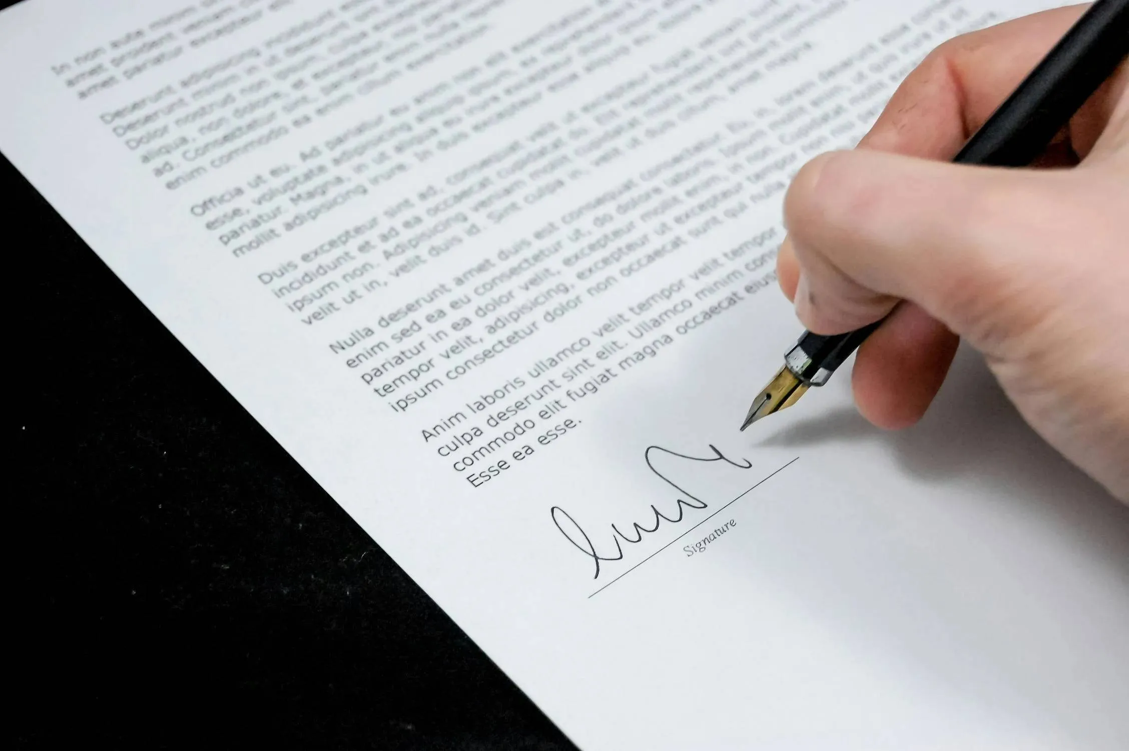document agreement documents sign 48195jpg