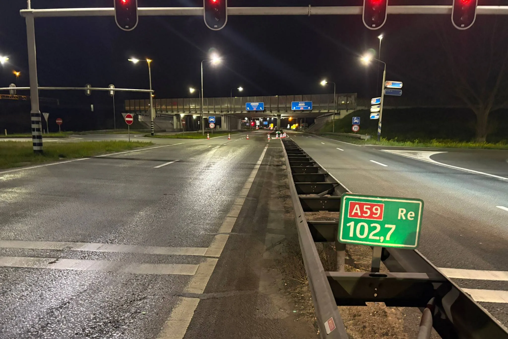 wis ivo a59 frietvet motorrijder onderuit