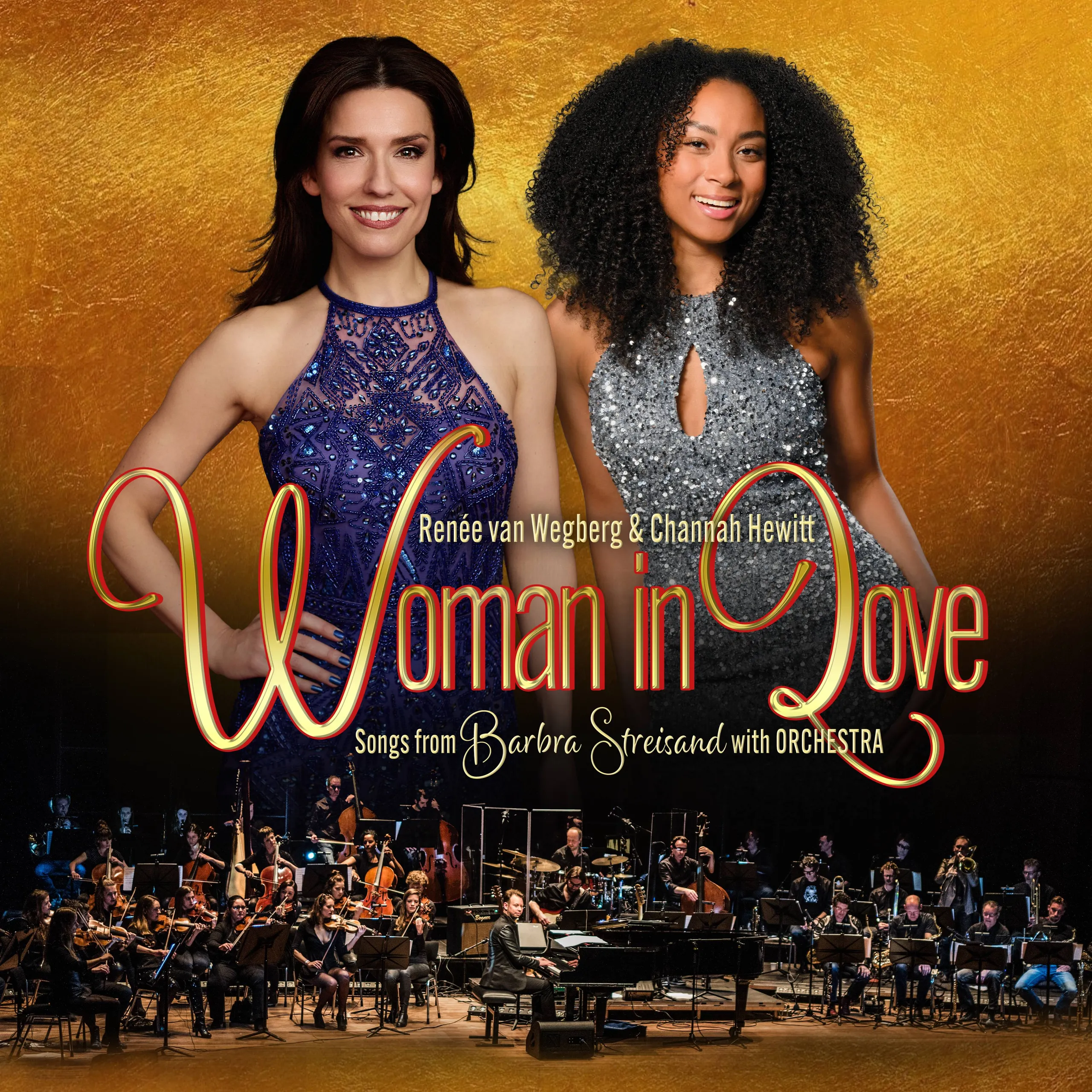 vierkant woman in love met logo