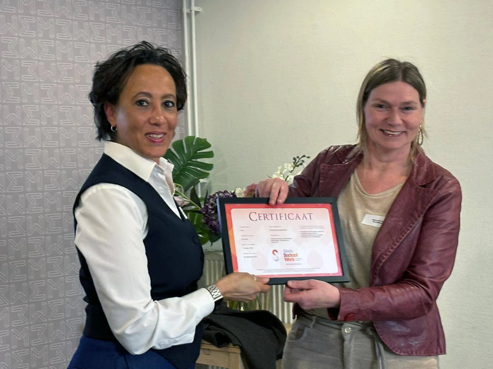 BredaMantelzorg overhandiging kwaliteitslabel