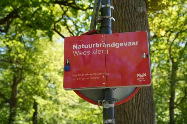 waarschuwing natuurbrand