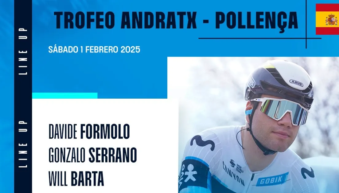 trofeo andratx 2025 movistar team