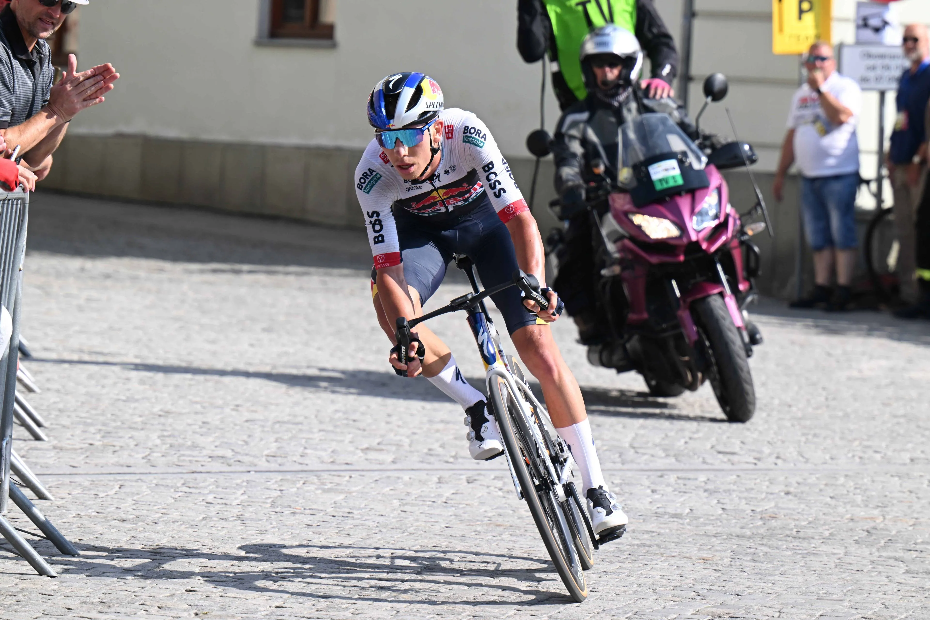 Filip Maciejuk, en el Tour de Polonia 2025 con Red Bull - BORA - hansgrohe