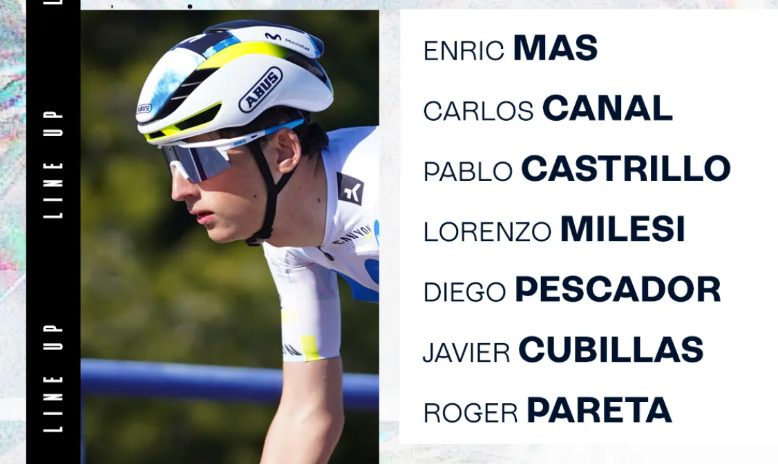 El equipo de Movistar Team para la Serra Tramuntana