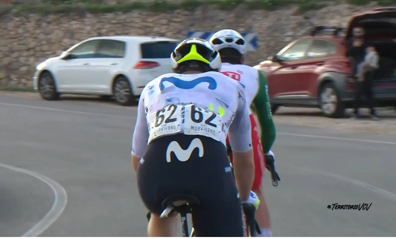 Raúl García Pierna protagonizó la fuga de la etapa 3 de la Volta a la Comunitat Valenciana