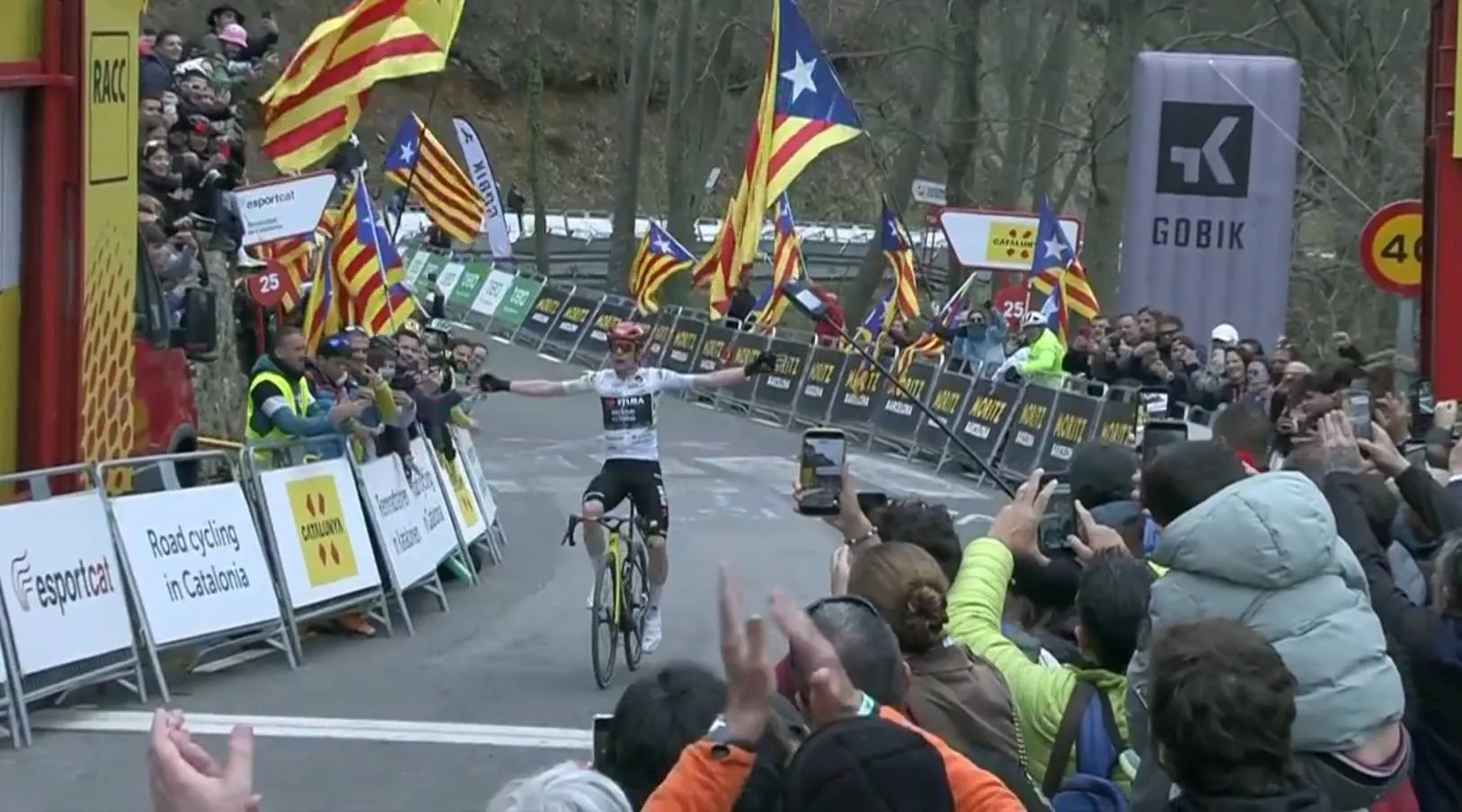 Jonas Vingegaard ganó la etapa 6 de la Volta a Catalunya 2026.