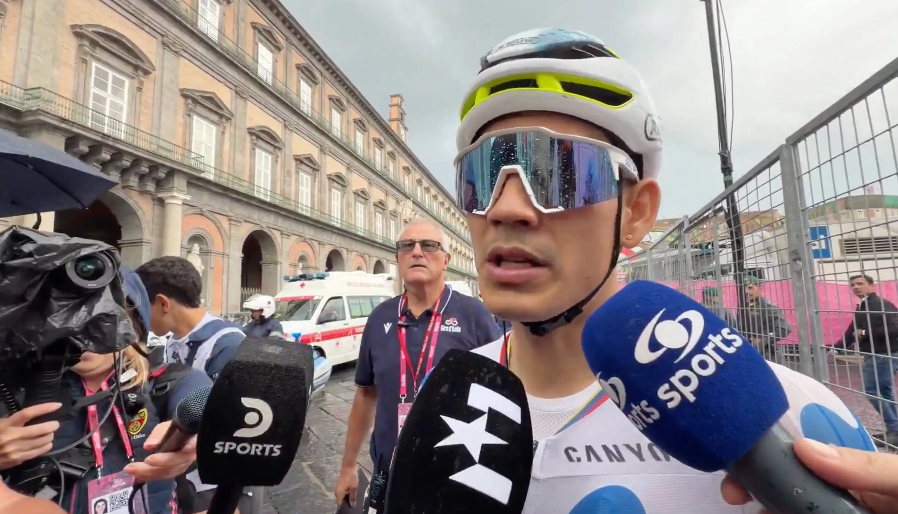 Orluis Aular, figura venezolana del Movistar Team