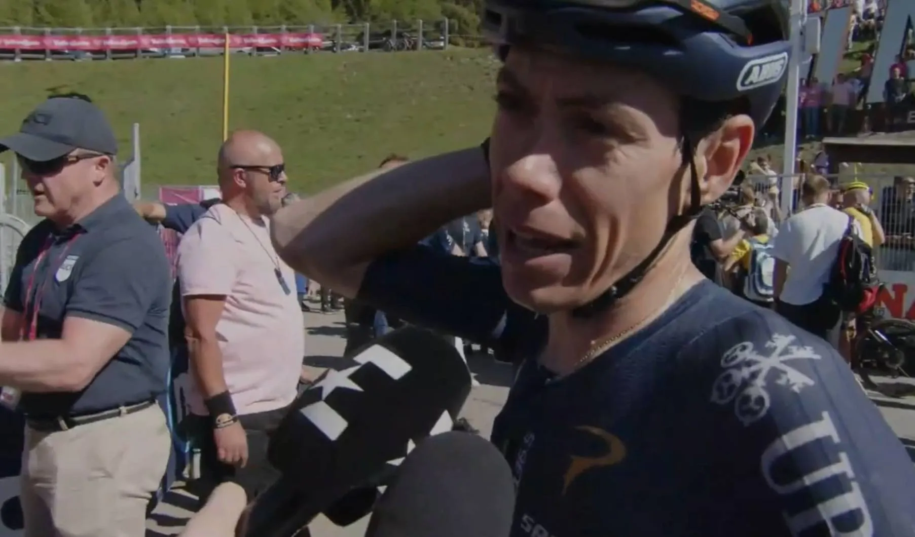 David de la Cruz, en el Giro de Italia 2026.