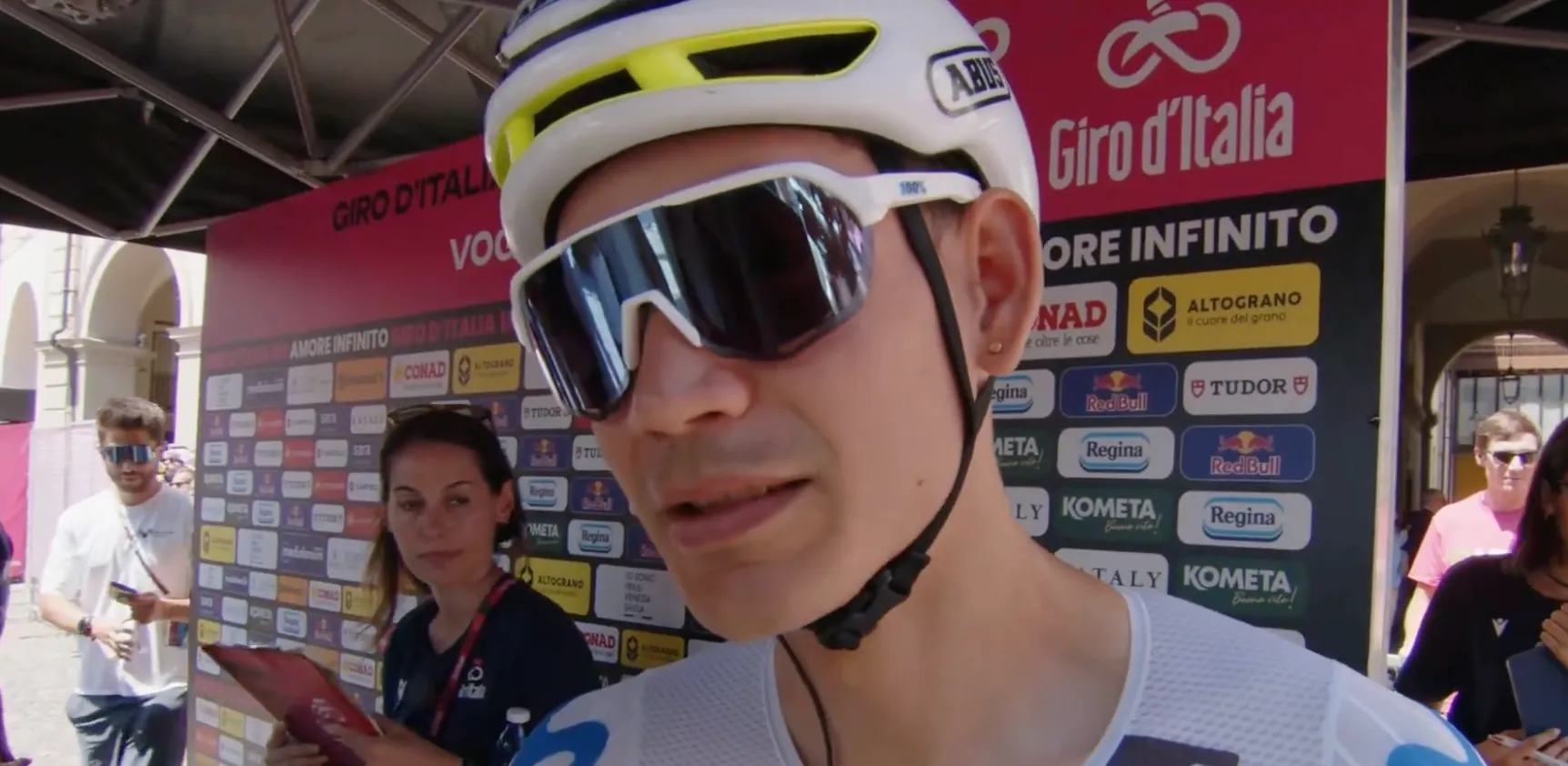 Orluis Aular, ciclista venezolano de Movistar