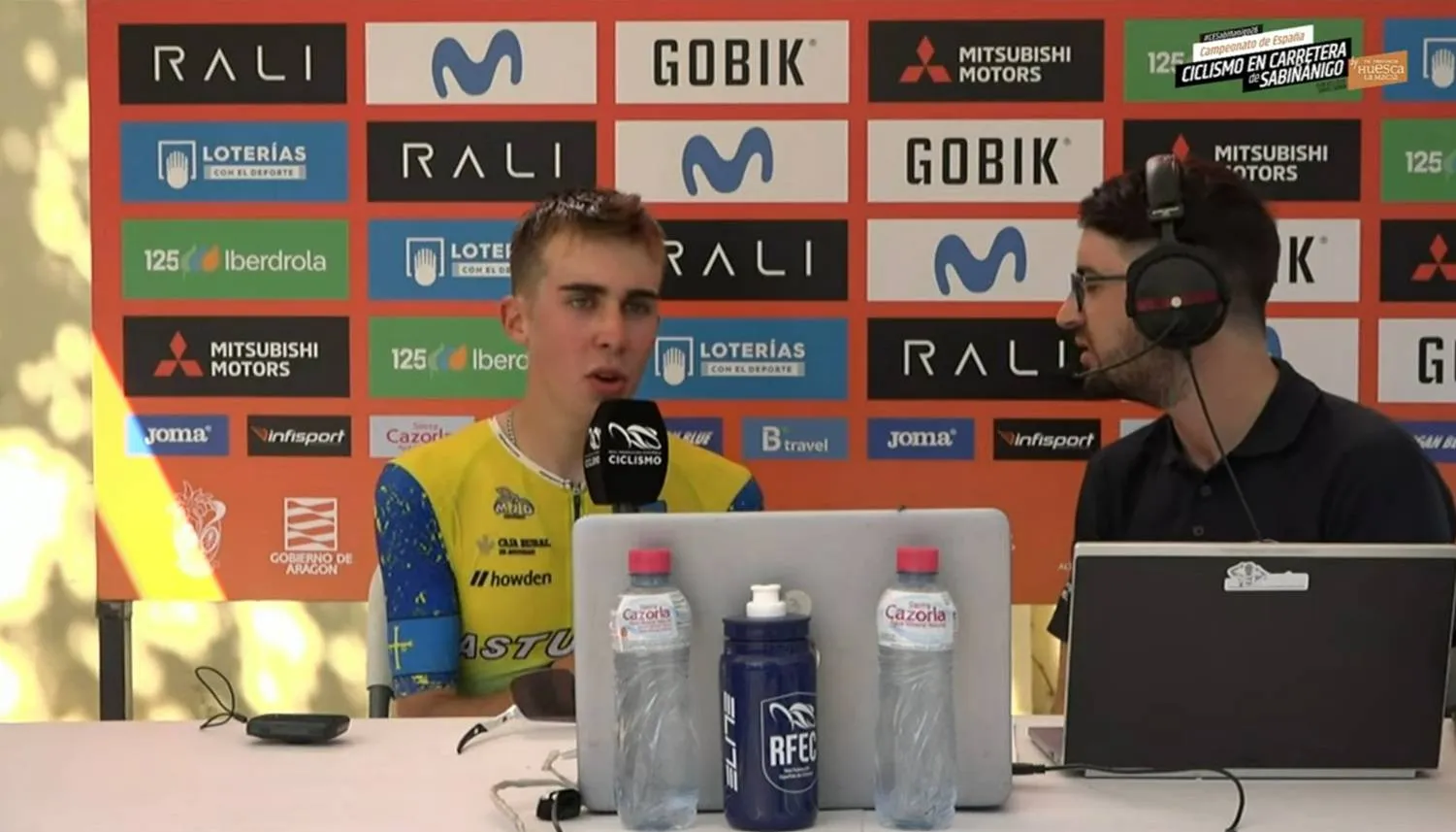 Benjamín Noval tras ganar el Campeonato de España Júnior 2026.