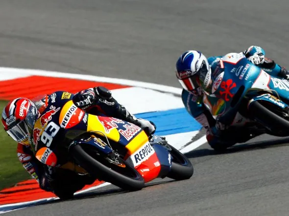 125cc battle marquez terol assen
