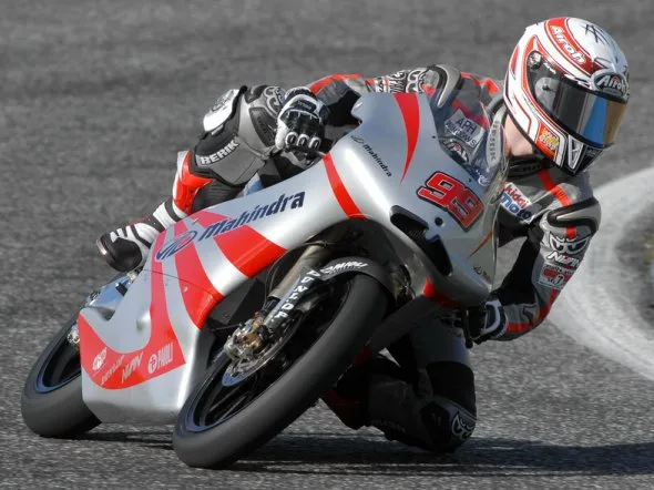 125cc danny webb test mahindra estoril 2011