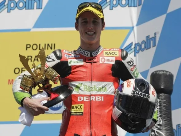 125cc pol espargaro podium motegi 2009