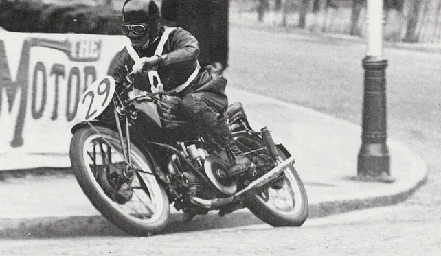 1937 tenni a quarterbridge con la guzzi 250