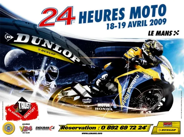 24h lemans 2009 affiche