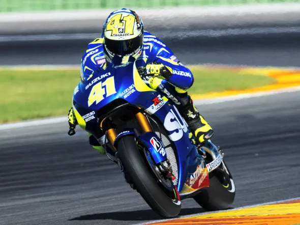 aleix espargaro test suzuki valencia 2014