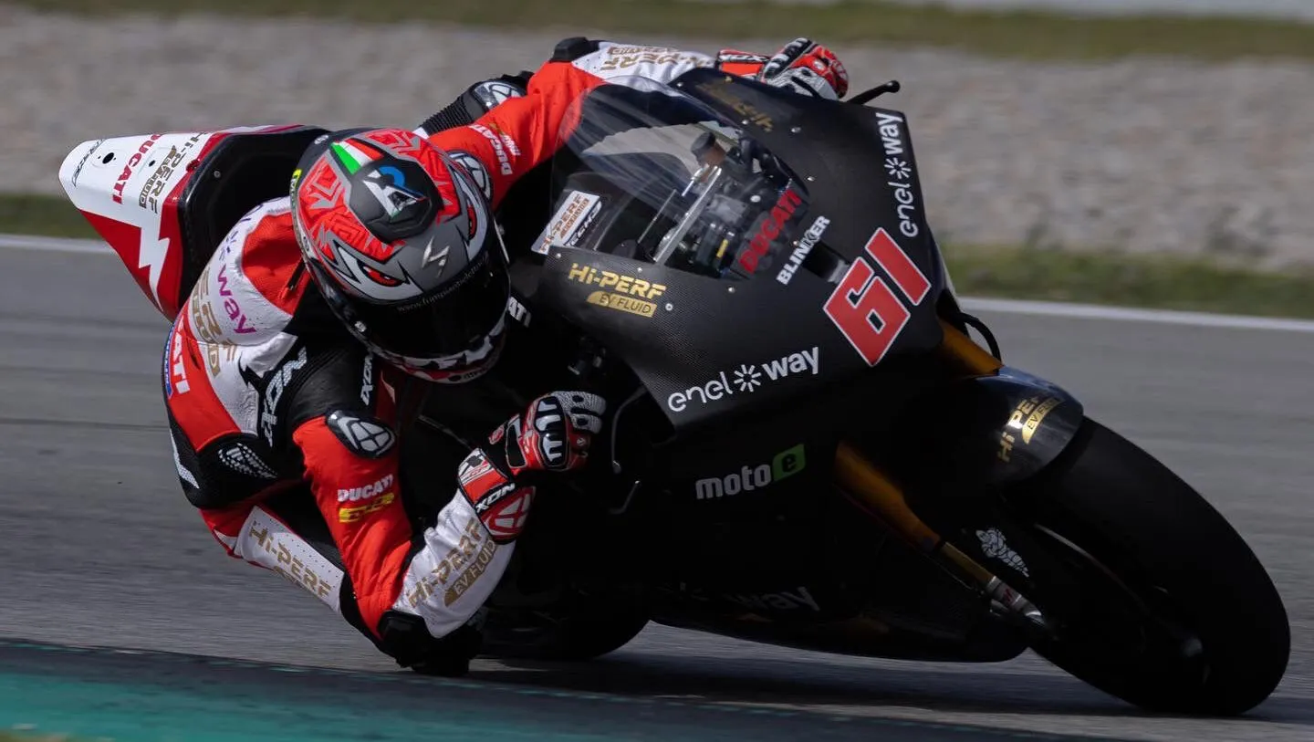 alessandro zaccone motoe test barcellona