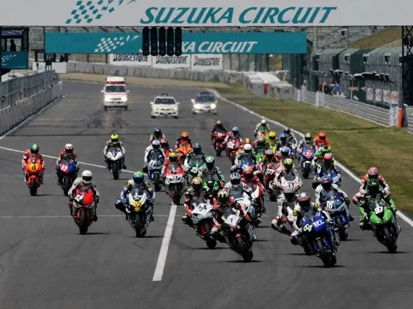 all japan sbk start suzuka jsb1000 2010