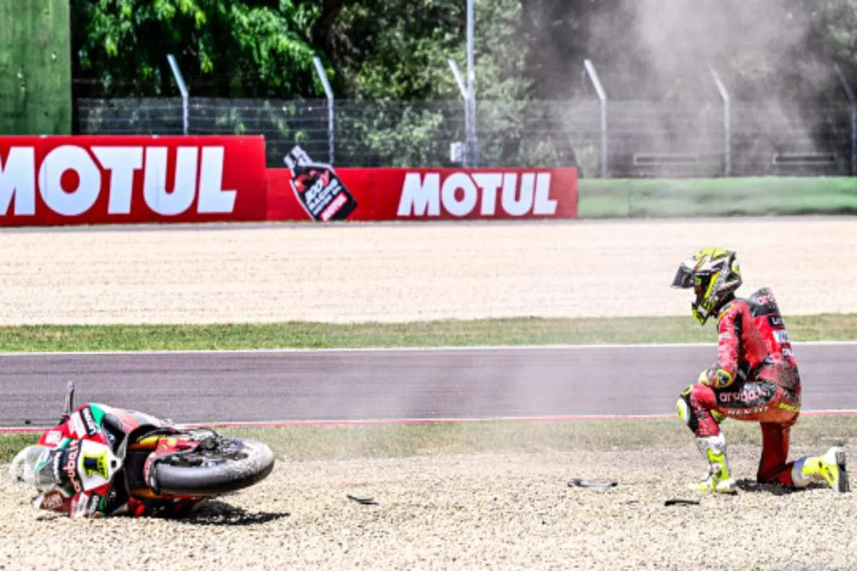 alvaro bautista caduta imola