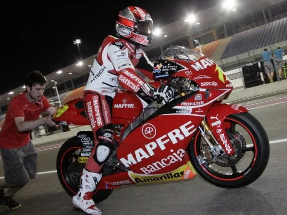 alvaro bautista test losail 250 2009