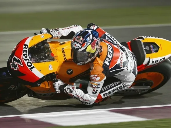 andrea dovizioso friday losail 2010