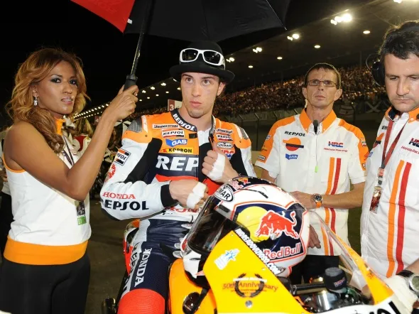 andrea dovizioso grid losail motogp 2009