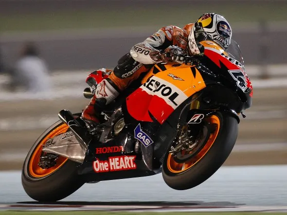 andrea dovizioso motogp losail qualifiche 2011