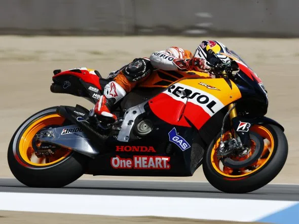 andrea dovizioso qp lagunaseca motogp 2011