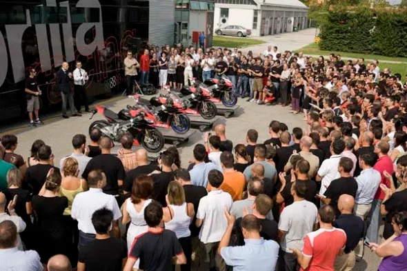 aprilia racing noale celebrazioni