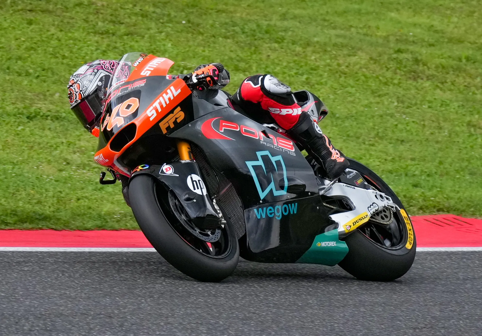 aron canet moto2 qp mugello