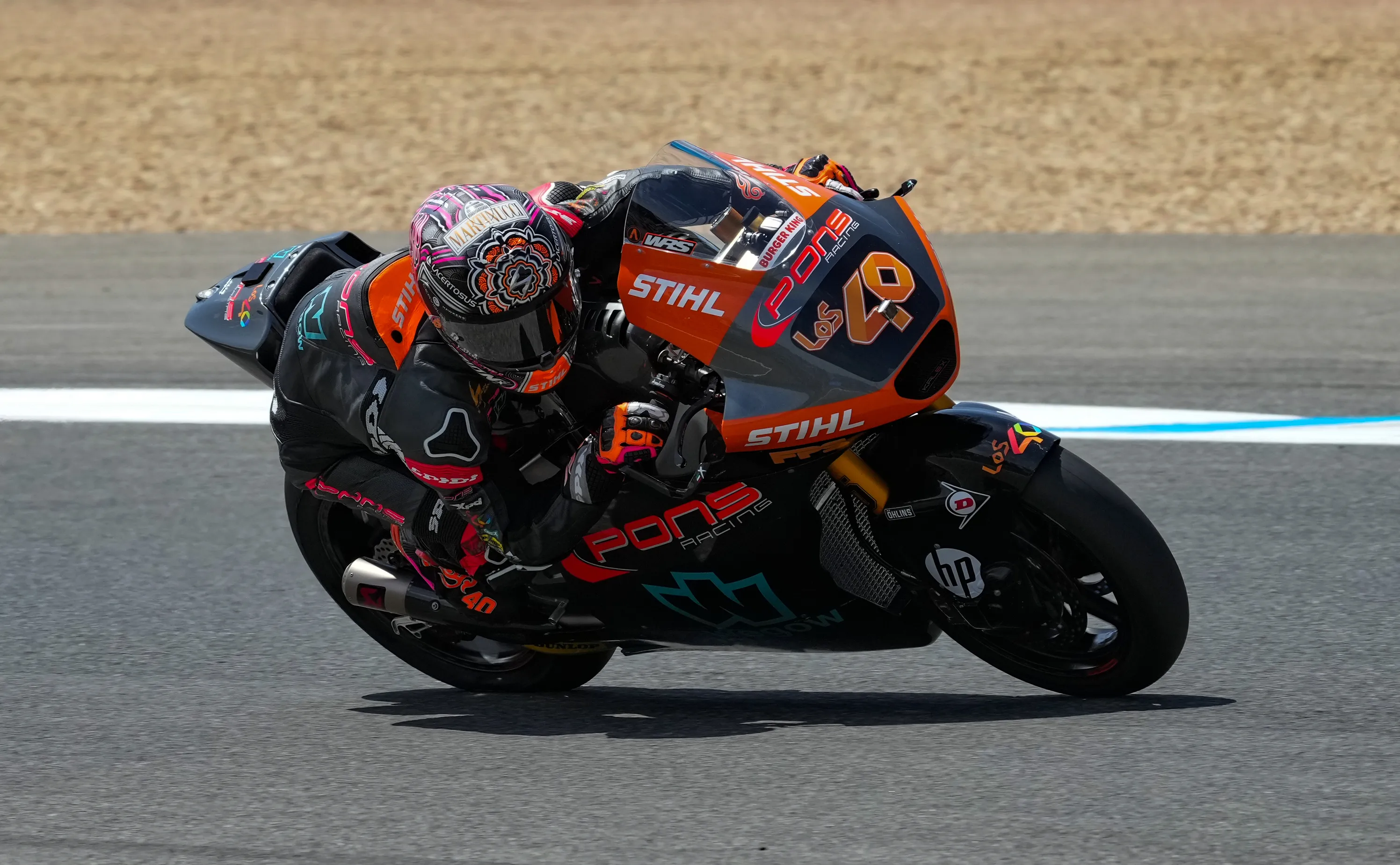 aron canet moto2 test jerez