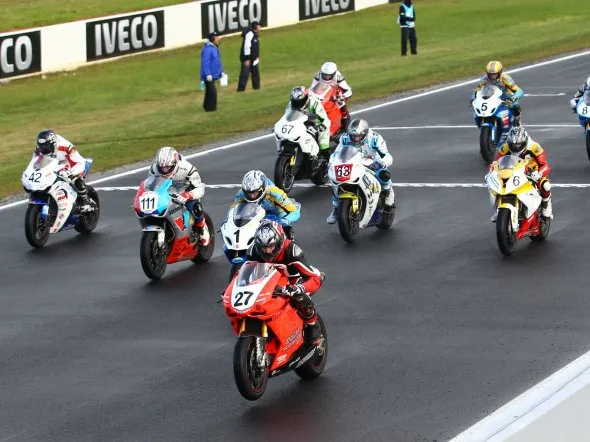 asbk motogp round phillip island start