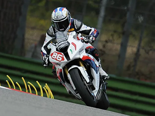 ayrton badovini gara imola stock1000