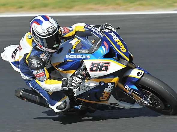 ayrton badovini imola prove1