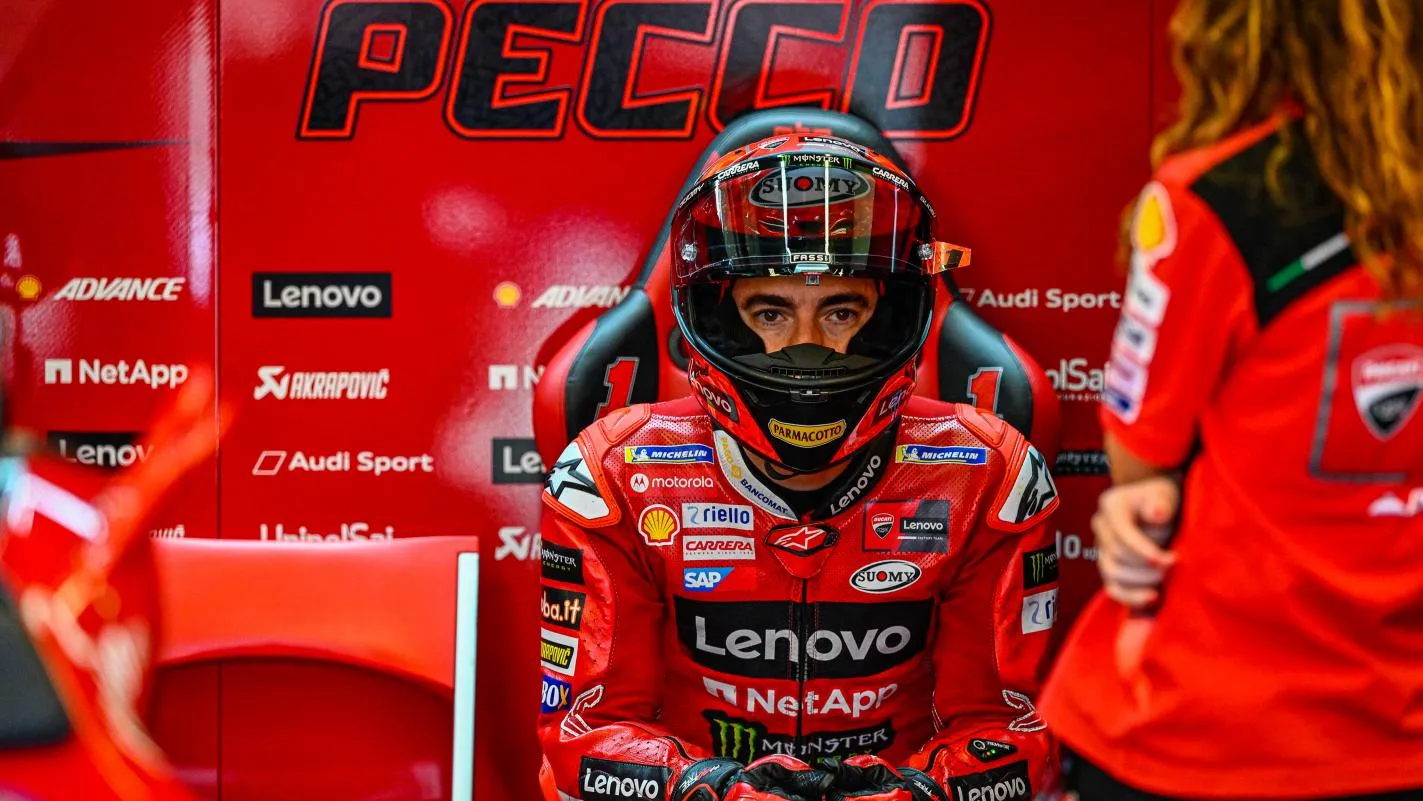 bagnaia motogp ducati lesione