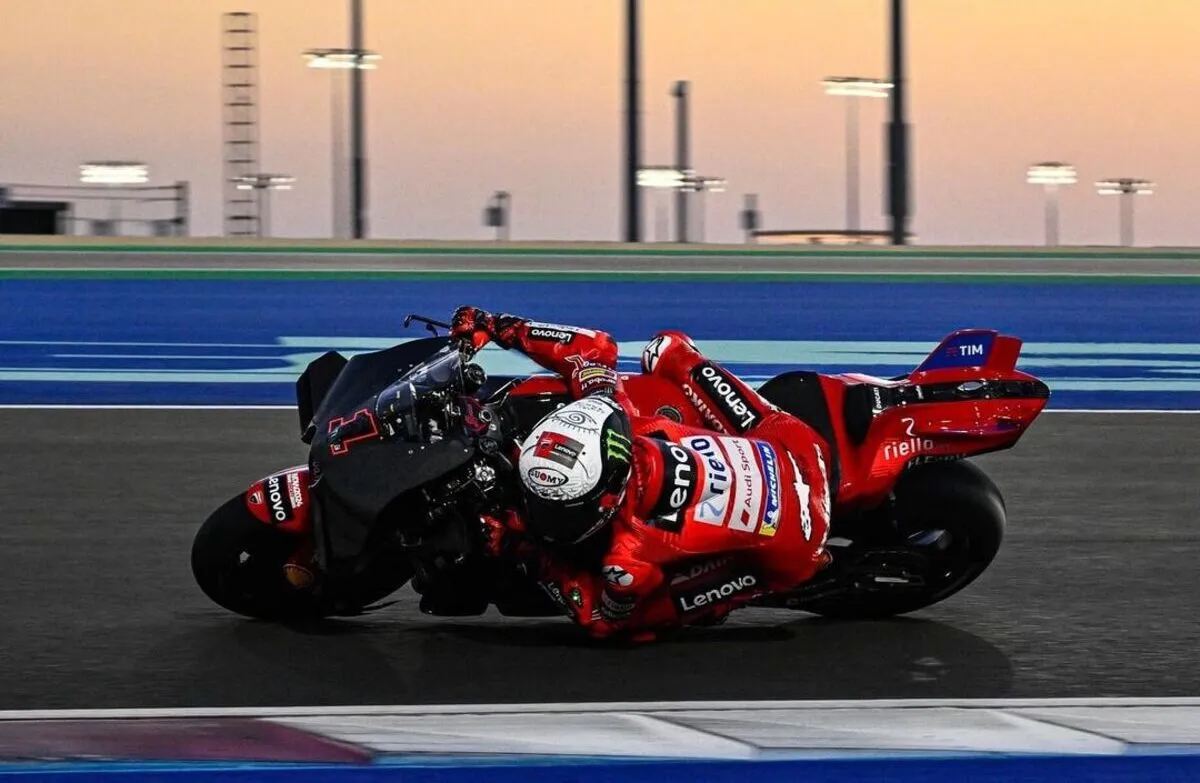 bagnaia motogp test qatar day2