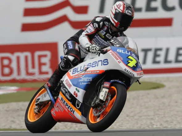 blusens bqr honda moto2 assen test