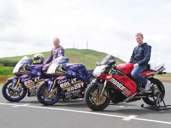 bsb pre knockhill 2013 steve hislop 2