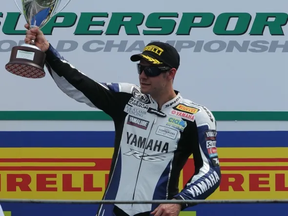 cal crutchlow monza supersport 2009 podium